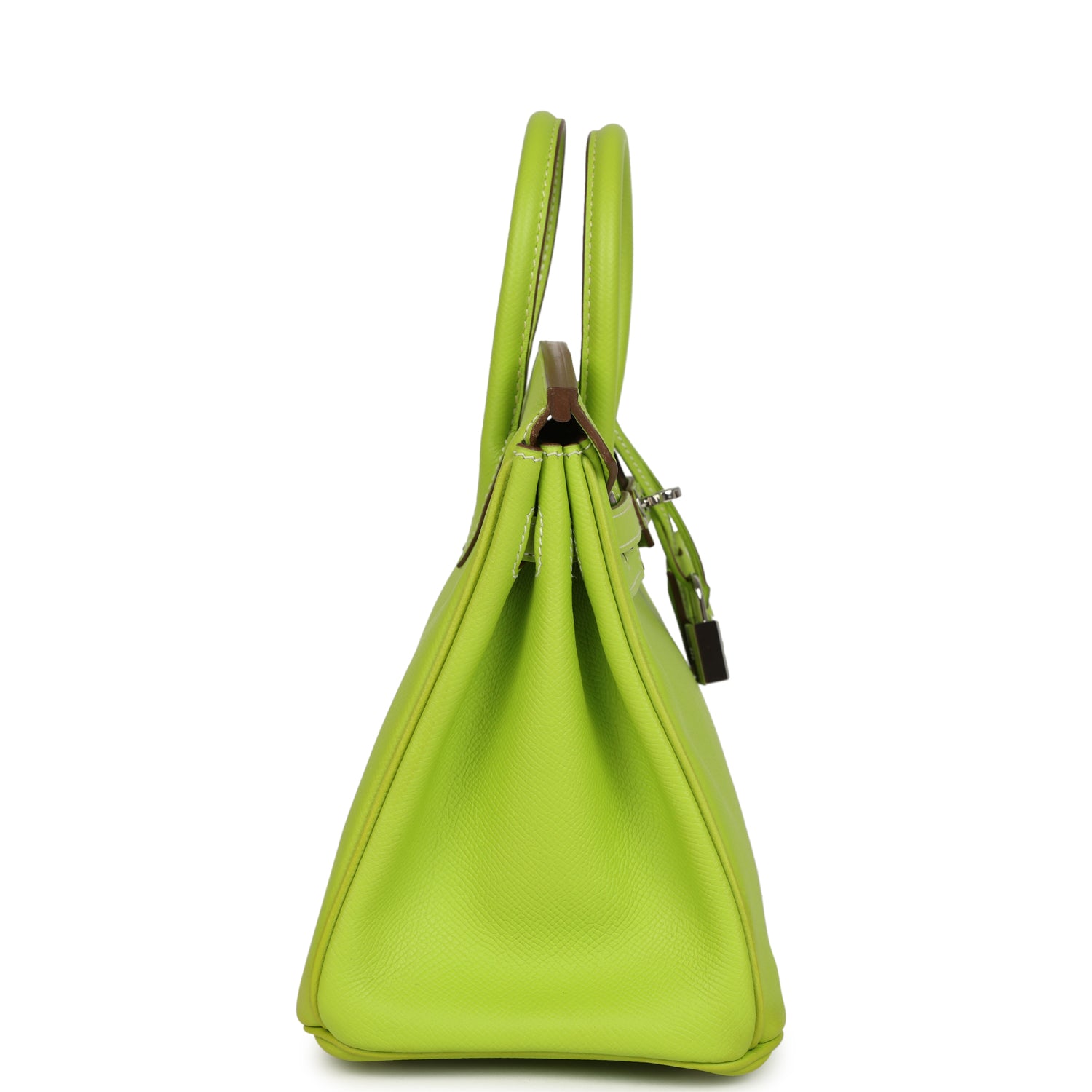 Candy Birkin 25 Kiwi Candy Epsom Palladium Hardware Bag