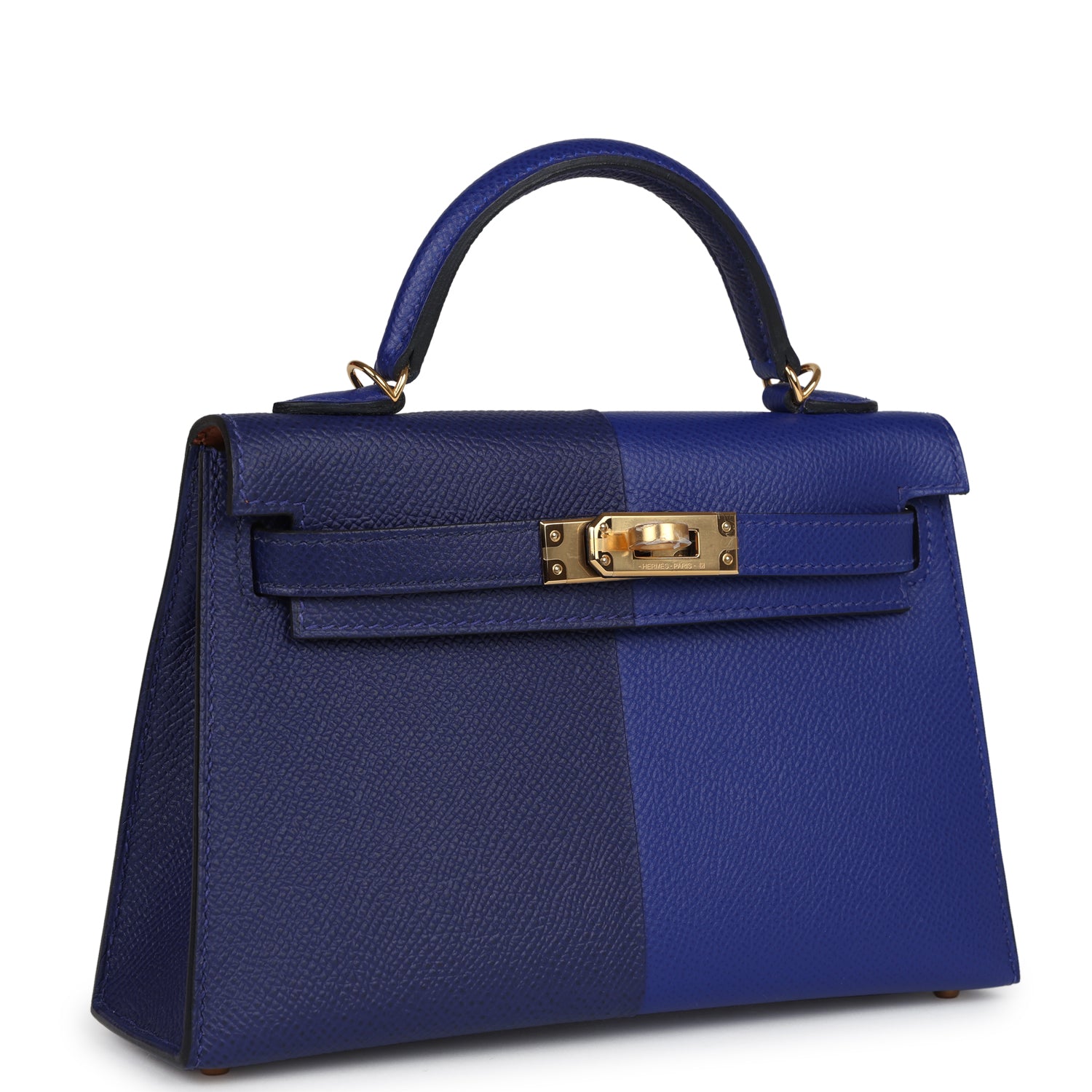 Casaque Kelly Sellier 20 Bleu Electric and Bleu Encre Epsom Bag