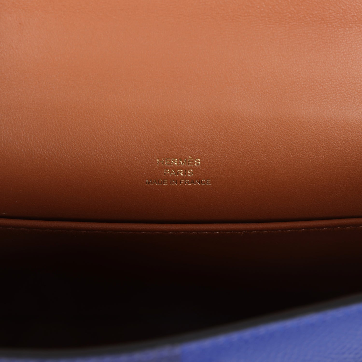 Casaque Kelly Sellier 20 Bleu Electric and Bleu Encre Epsom Bag