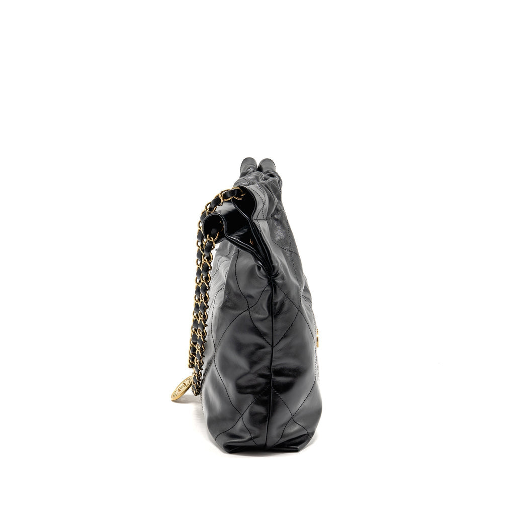 chanel-small-22-bag-shiny-calfskin-black-ghwmicrochip-1