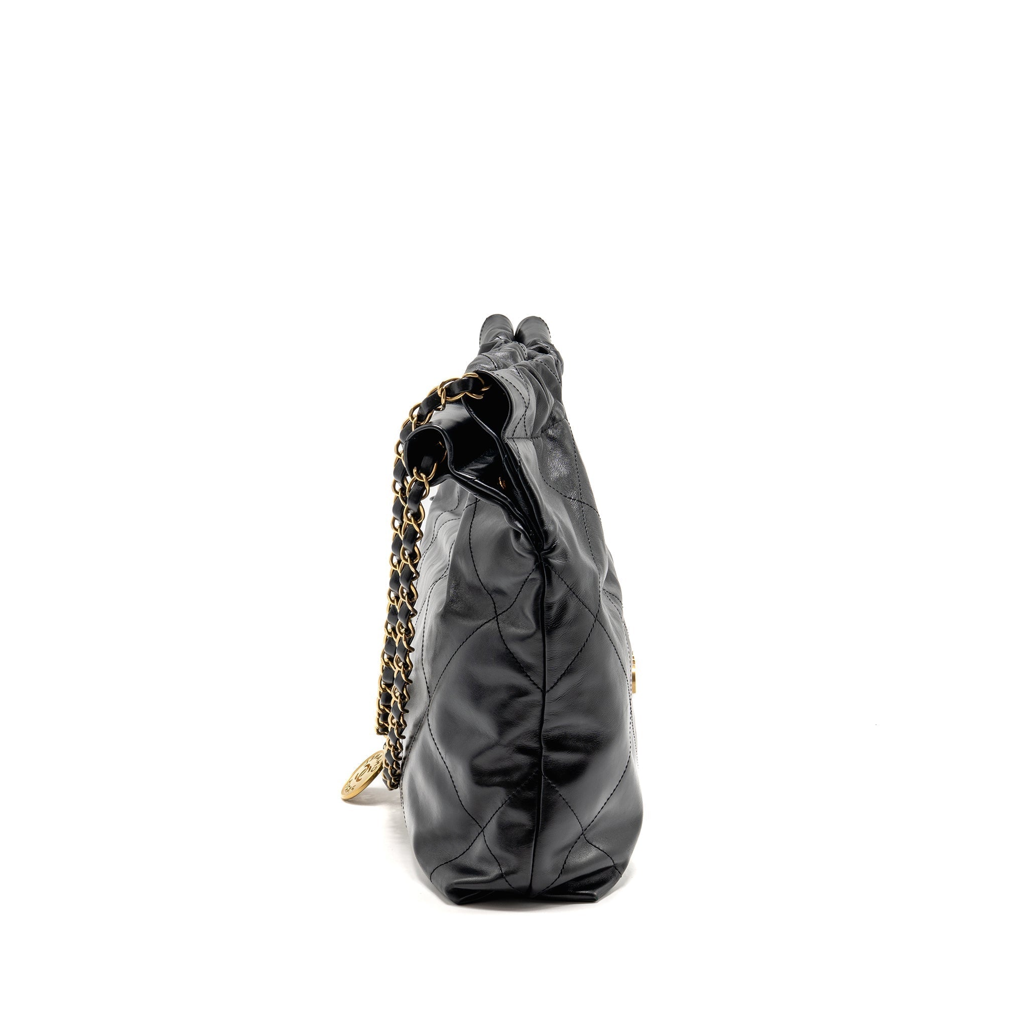 chanel-small-22-bag-shiny-calfskin-black-ghwmicrochip-1