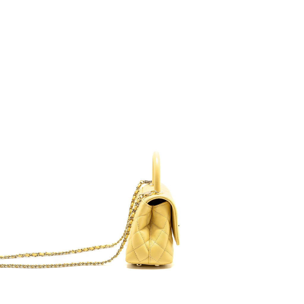 chanel-mini-coco-handle-caviar-yellow-lghw-microchip