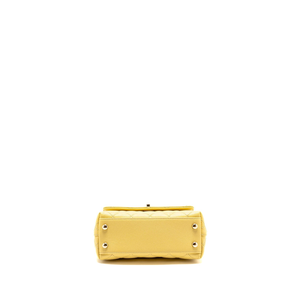 chanel-mini-coco-handle-caviar-yellow-lghw-microchip