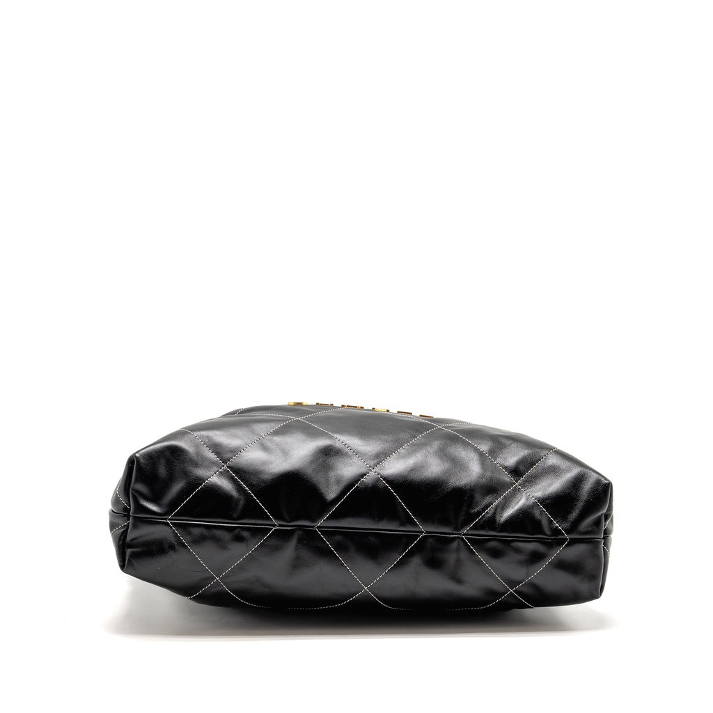 chanel-small-22-bag-white-stitching-calfskin-black-ghw-microchip