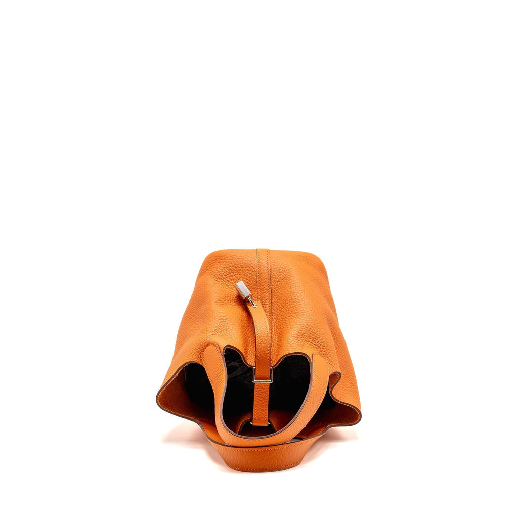 hermes-picotin-18-lock-bag-clemence-orange-shw-stamp-b