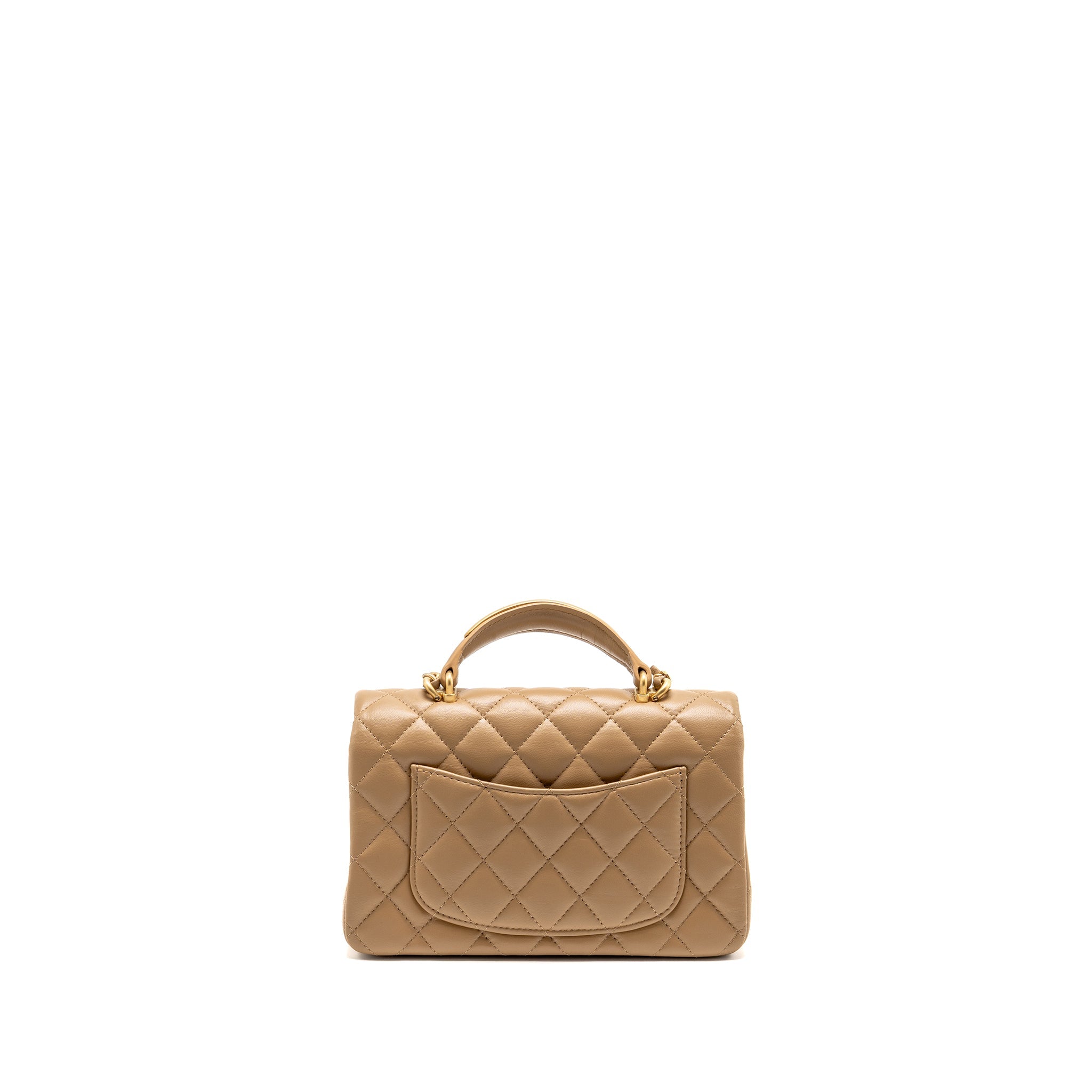 chanel-top-handle-mini-rectangular-lambskin-dark-beige-ghw-microchip-copy