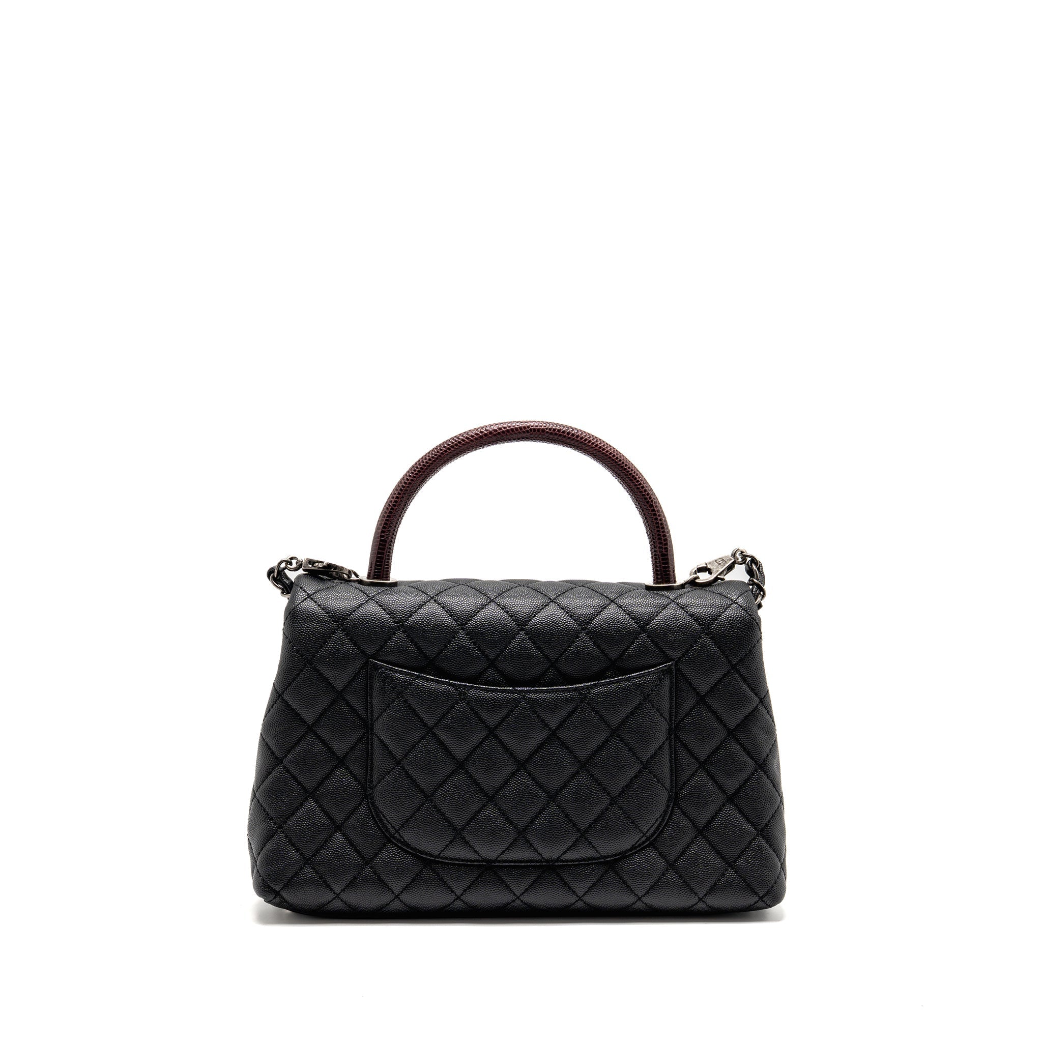 chanel-small-coco-handle-flap-bag-lizard-embossed-handle-caviar-black-ruthenium-hardware