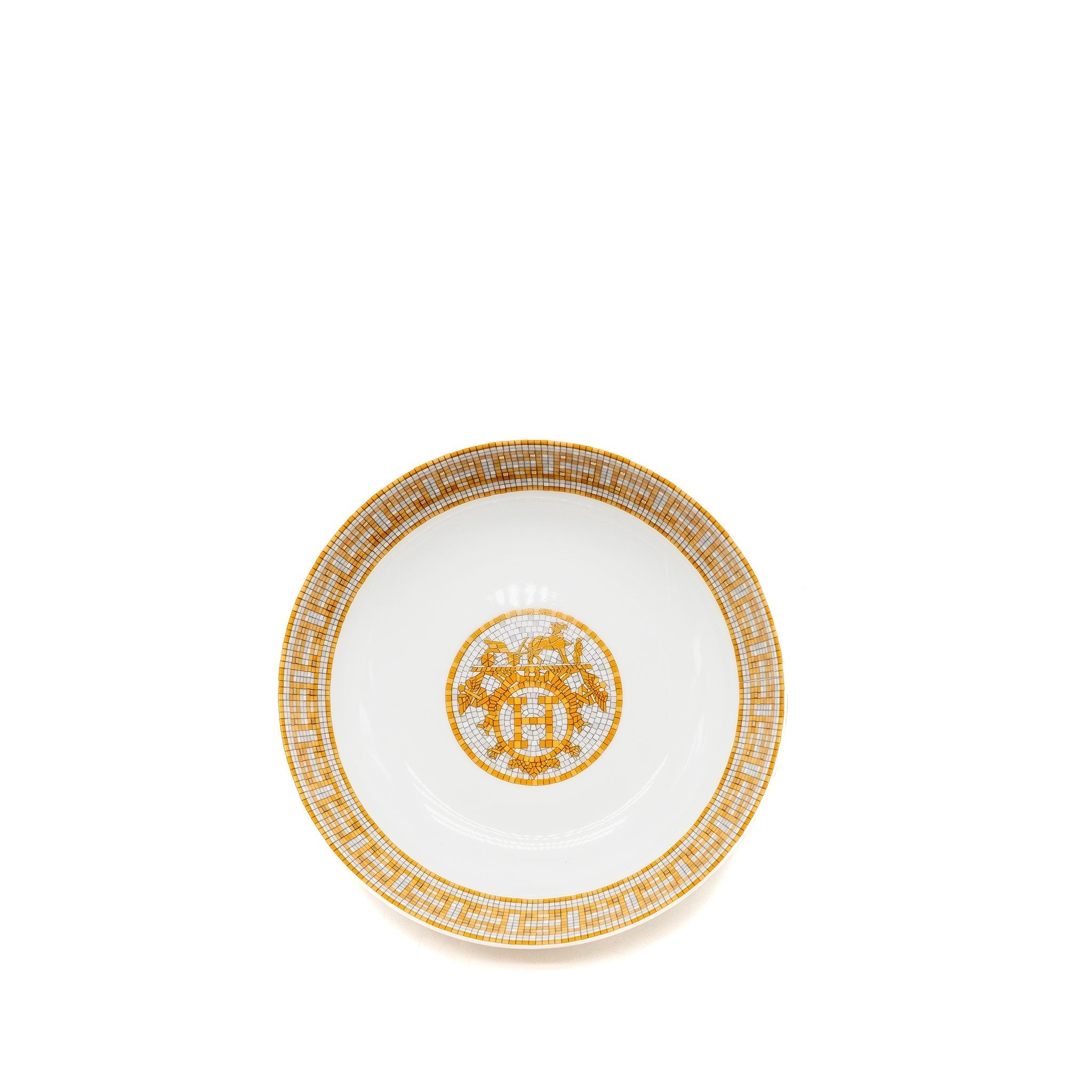hermes-assiette-calotte-mosaique-au-24-gold-hollow-dish-multicolour-sell-in-a-set