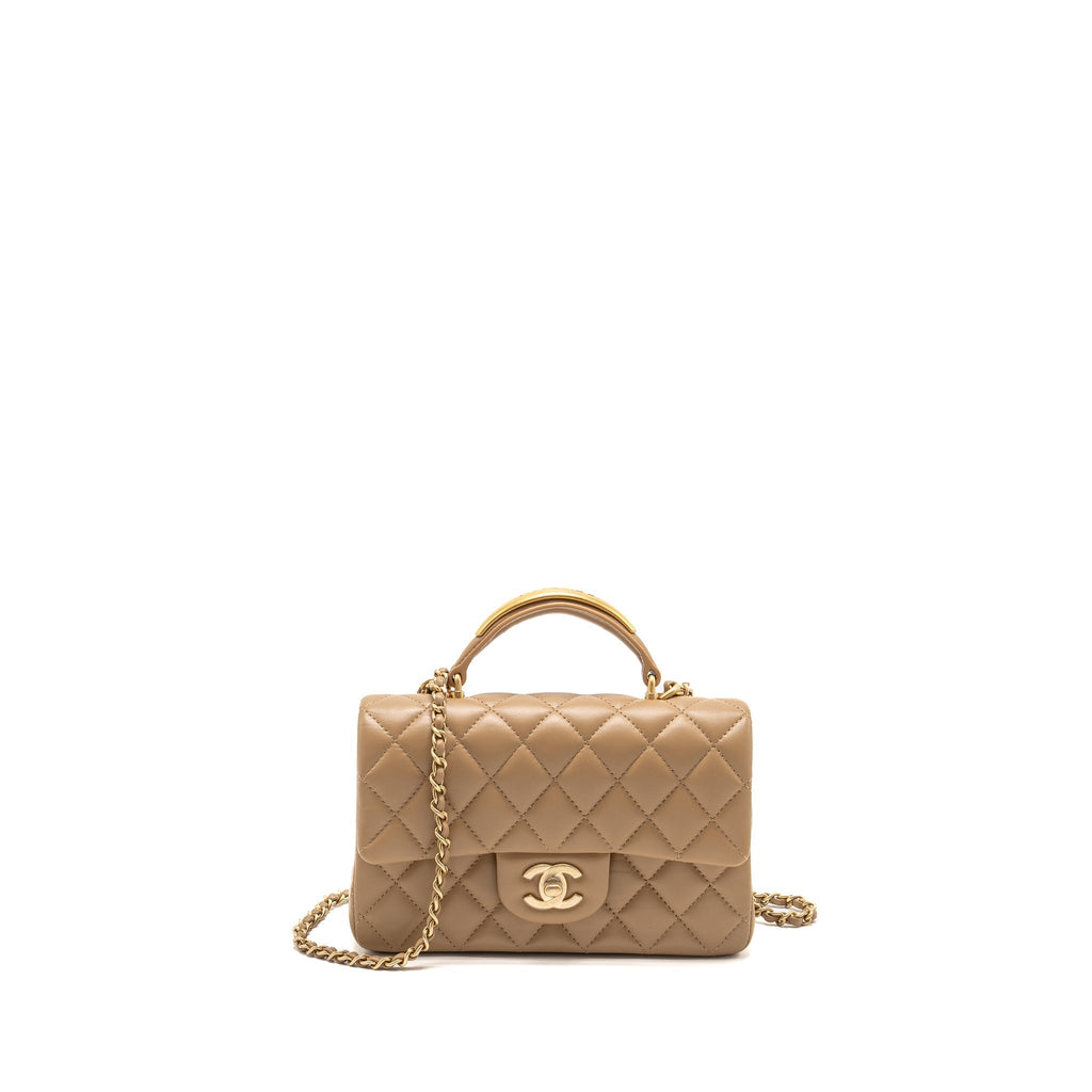 chanel-top-handle-mini-rectangular-lambskin-dark-beige-ghw-microchip-copy