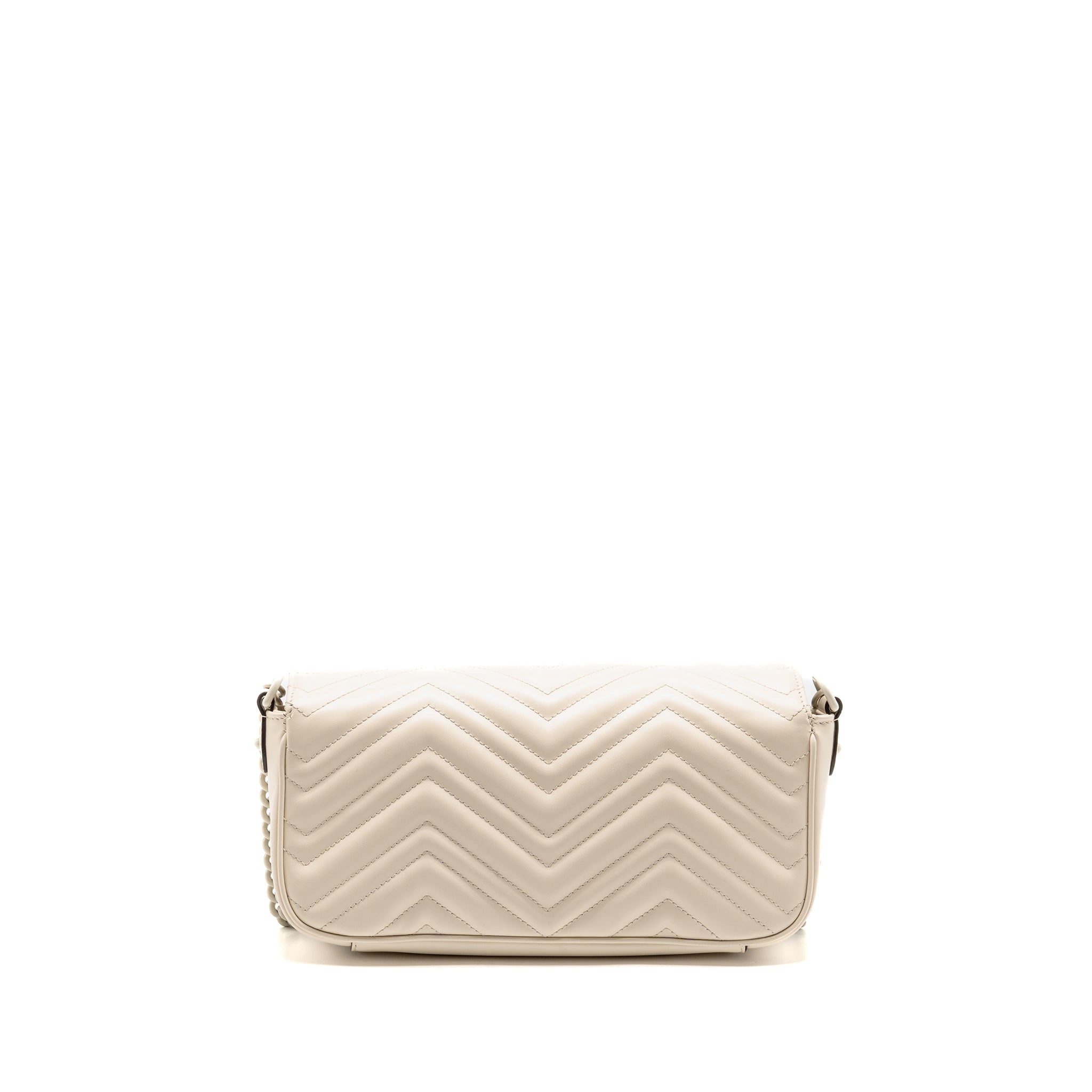 gucci-medium-gg-marmont-shoulder-bag-white-matelasse-chevron-leather-with-white-hardware-copy
