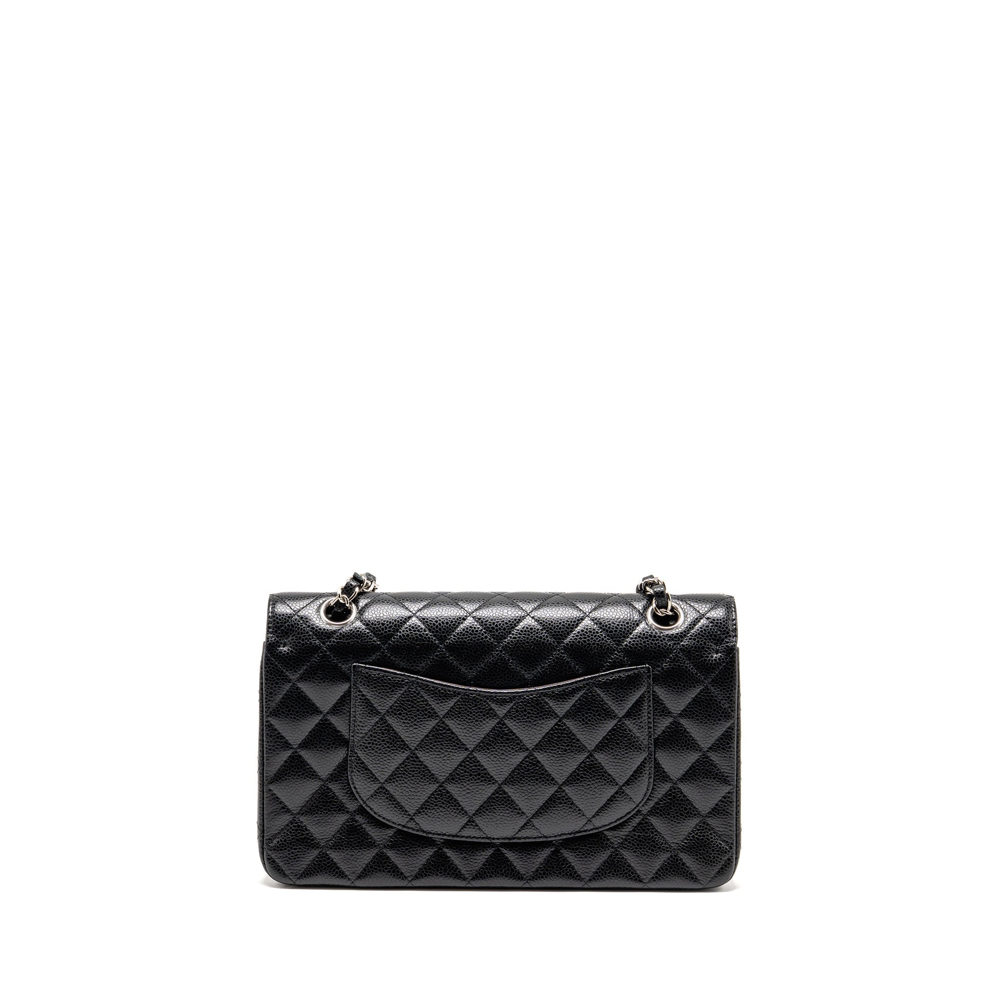 chanel-medium-classic-double-flap-bag-caviar-black-shw-15