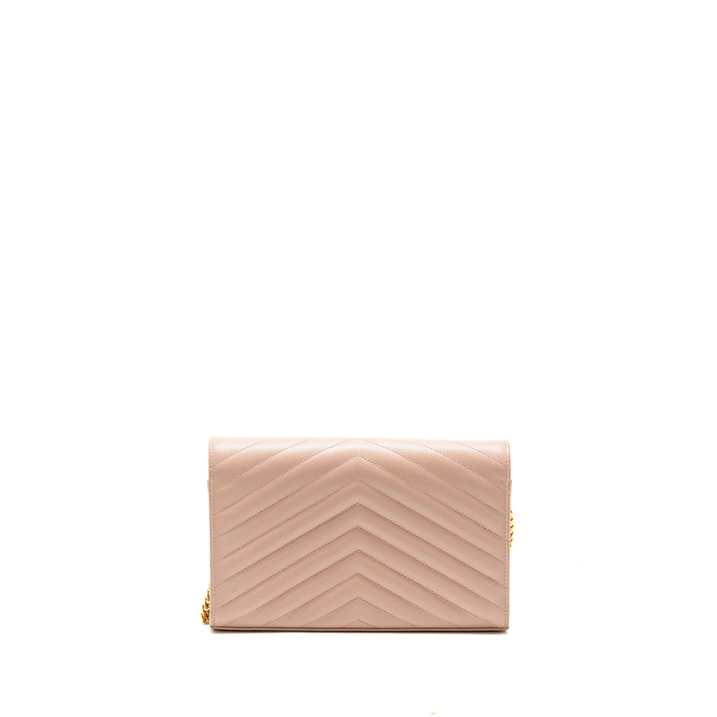 saint-laurent-ysl-matelasse-chain-wallet-grained-calfskin-pale-blush-ghw