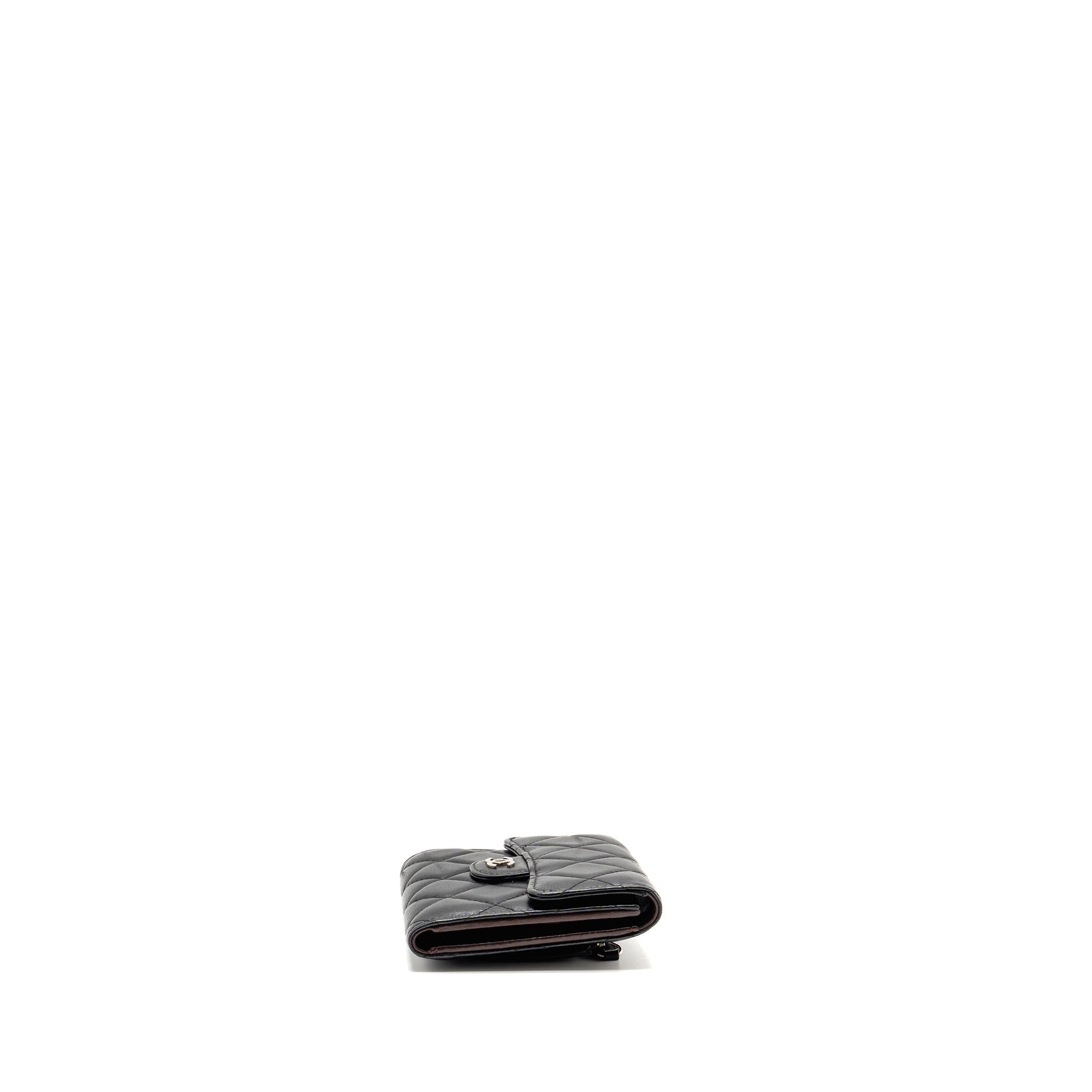 chanel-small-classic-flap-wallet-lambskin-black-shw