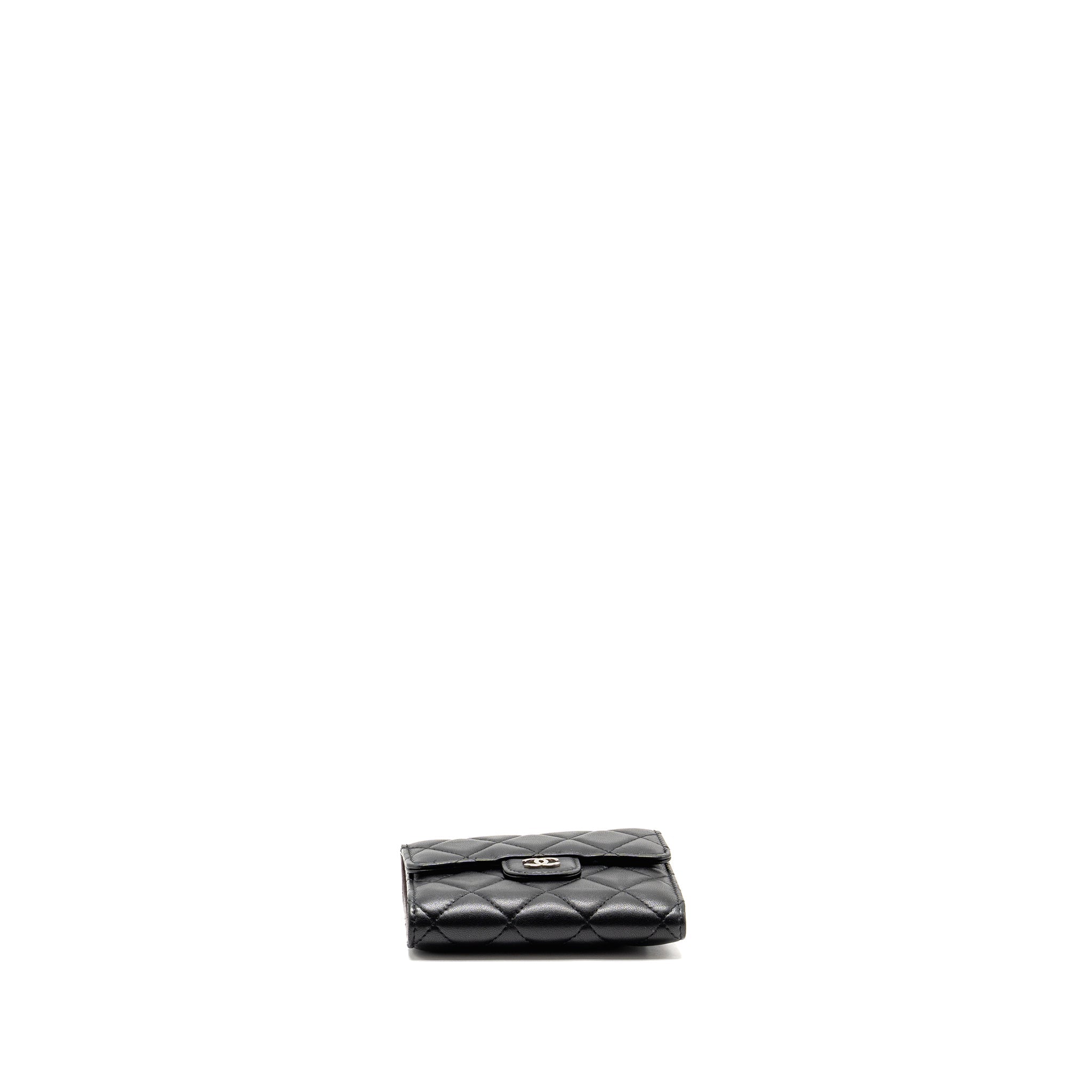 chanel-small-classic-flap-wallet-lambskin-black-shw