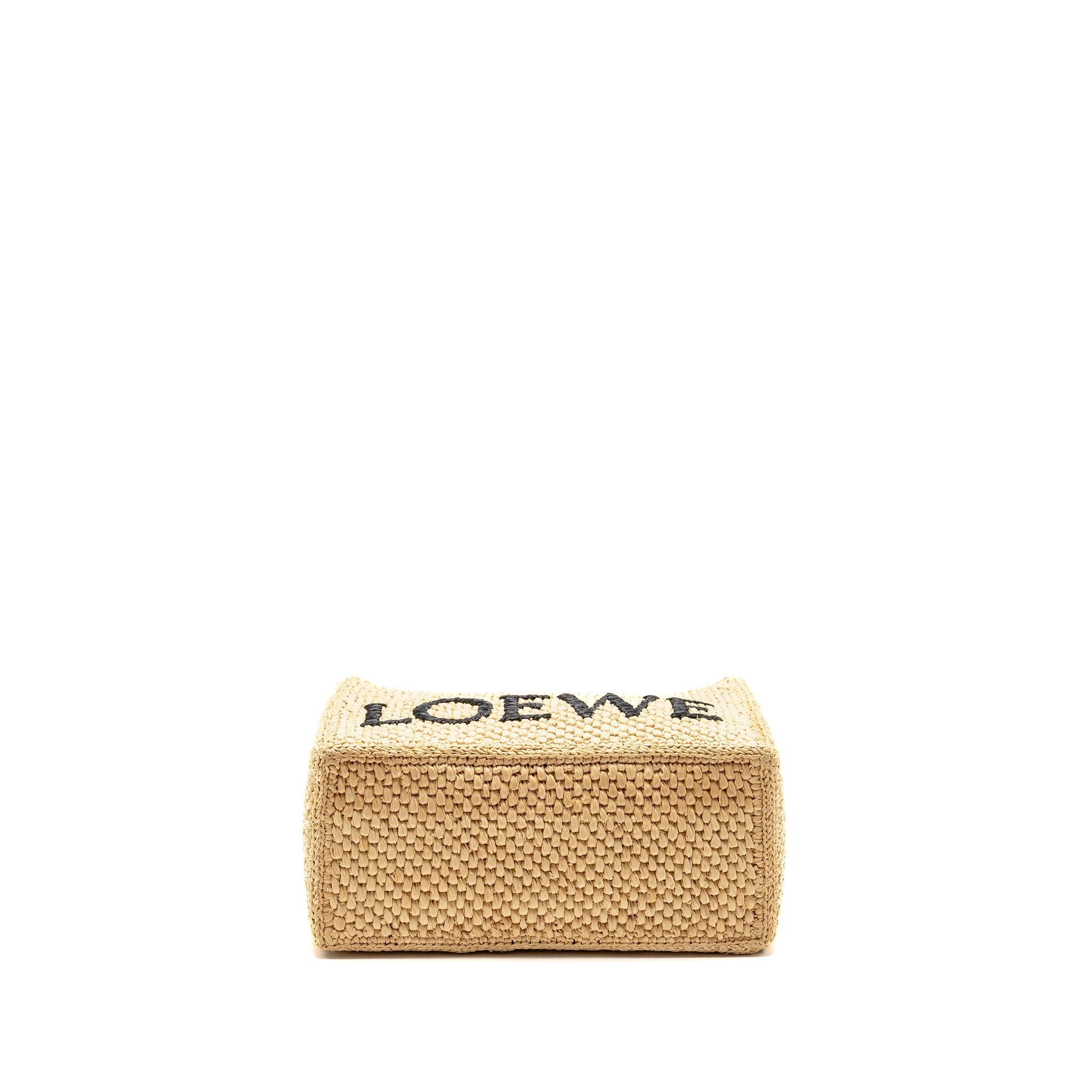 loewe-small-font-tote-bag-raffia-calfskin-natural-ghw