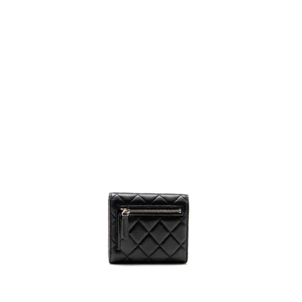 chanel-small-classic-flap-wallet-lambskin-black-shw