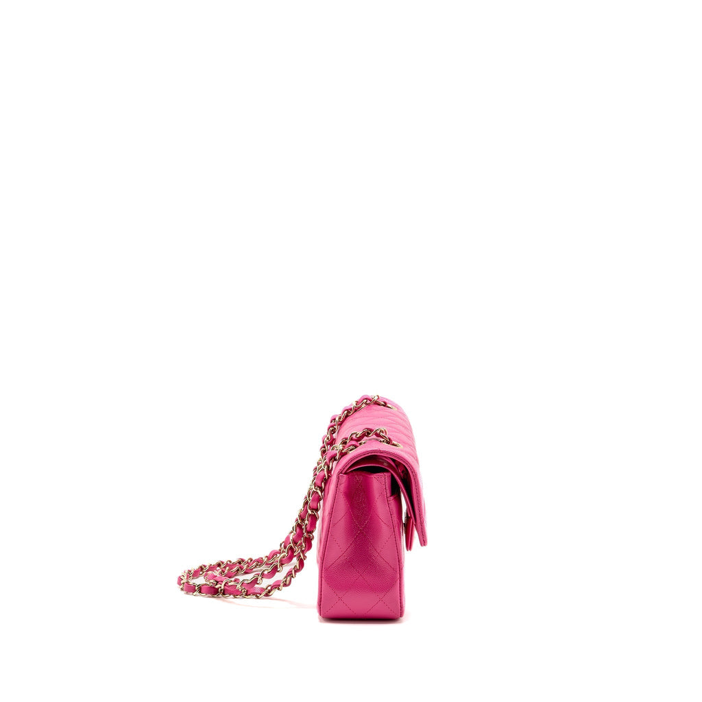 chanel-small-classic-double-flap-bag-caviar-pink-lghw-microchip