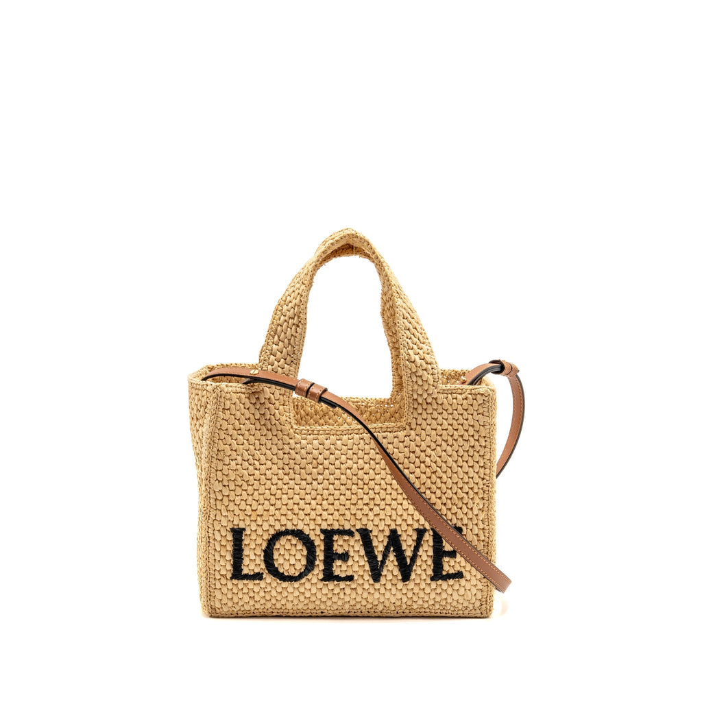 loewe-small-font-tote-bag-raffia-calfskin-natural-ghw