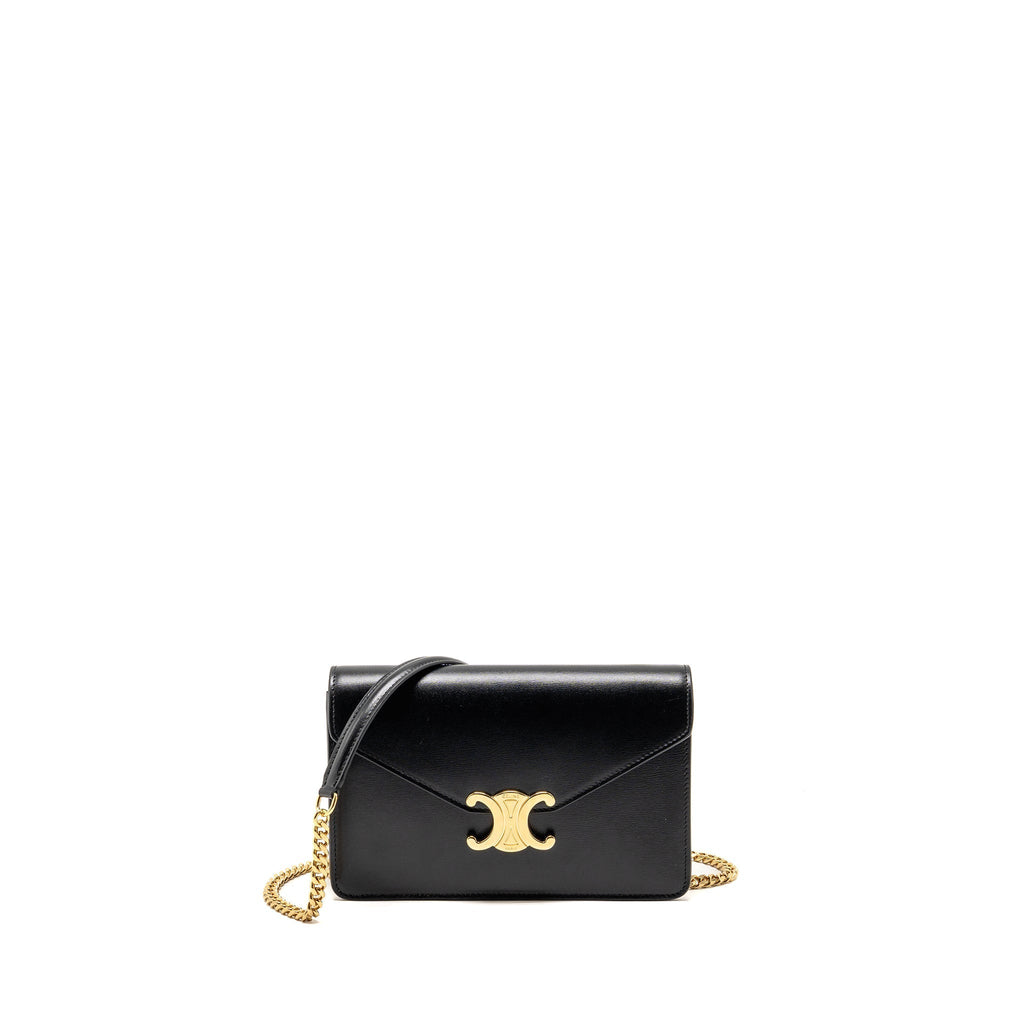 celine-wallet-on-chain-margo-calfskin-black-ghw