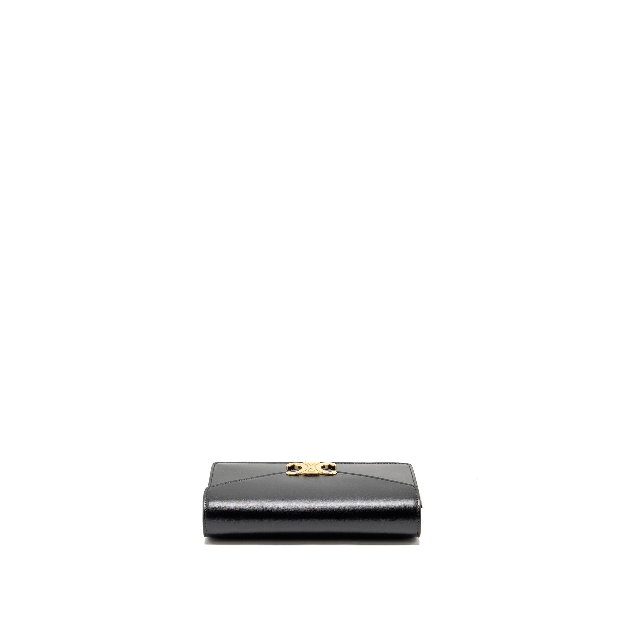 celine-wallet-on-chain-margo-calfskin-black-ghw