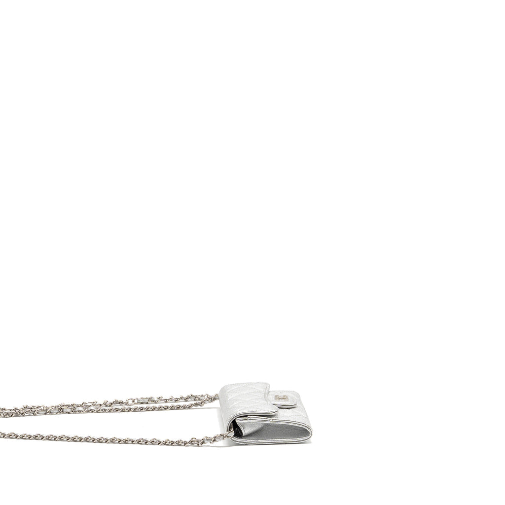 chanel-mini-flap-belt-bag-lambskin-silver-shw