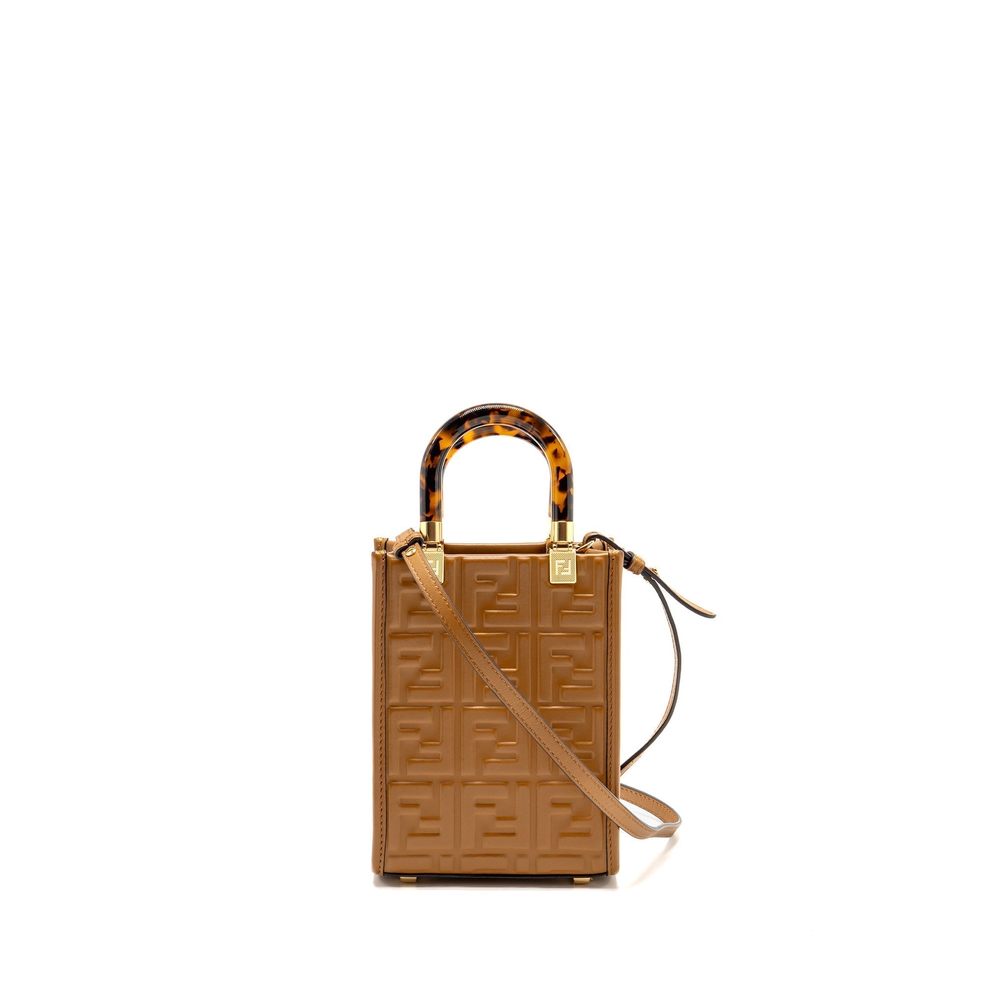 fendi-mini-sunshine-shopper-bag-ff-leather-brown-ghw