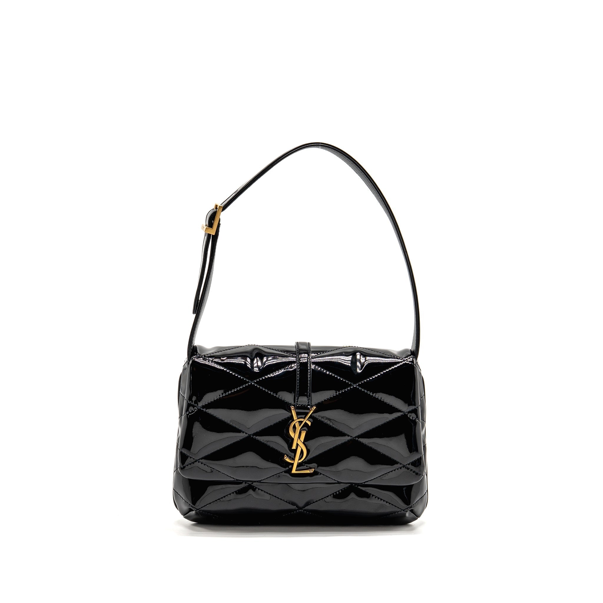 saint-laurent-ysl-le-5-a-7-quilted-shoulder-bag-patent-black-ghw