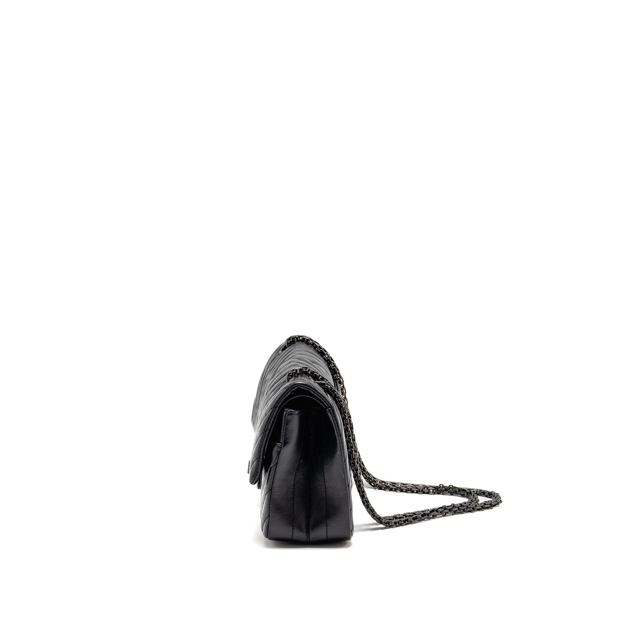 chanel-small-2-55-reissue-double-flap-bag-chevron-aged-calfskin-so-black