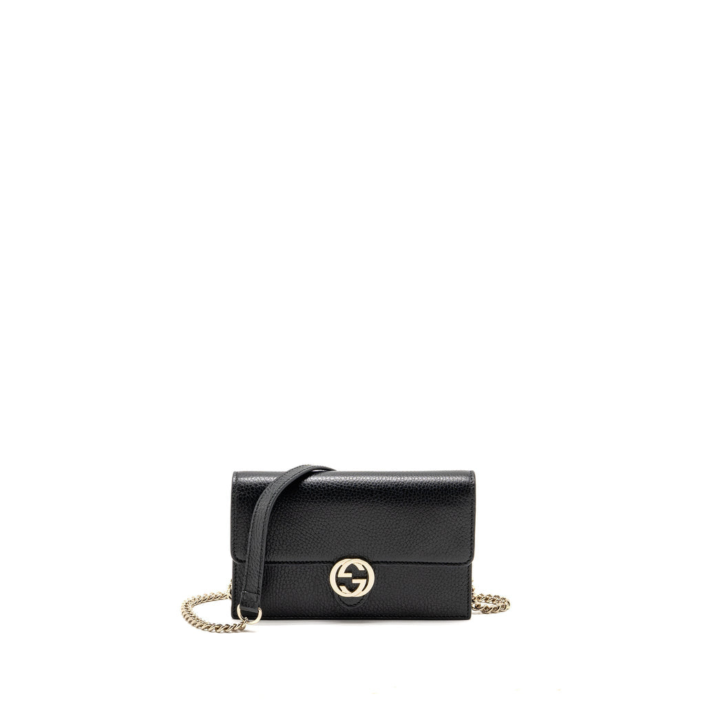 gucci-interlocking-chain-wallet-calfskin-black-ghw
