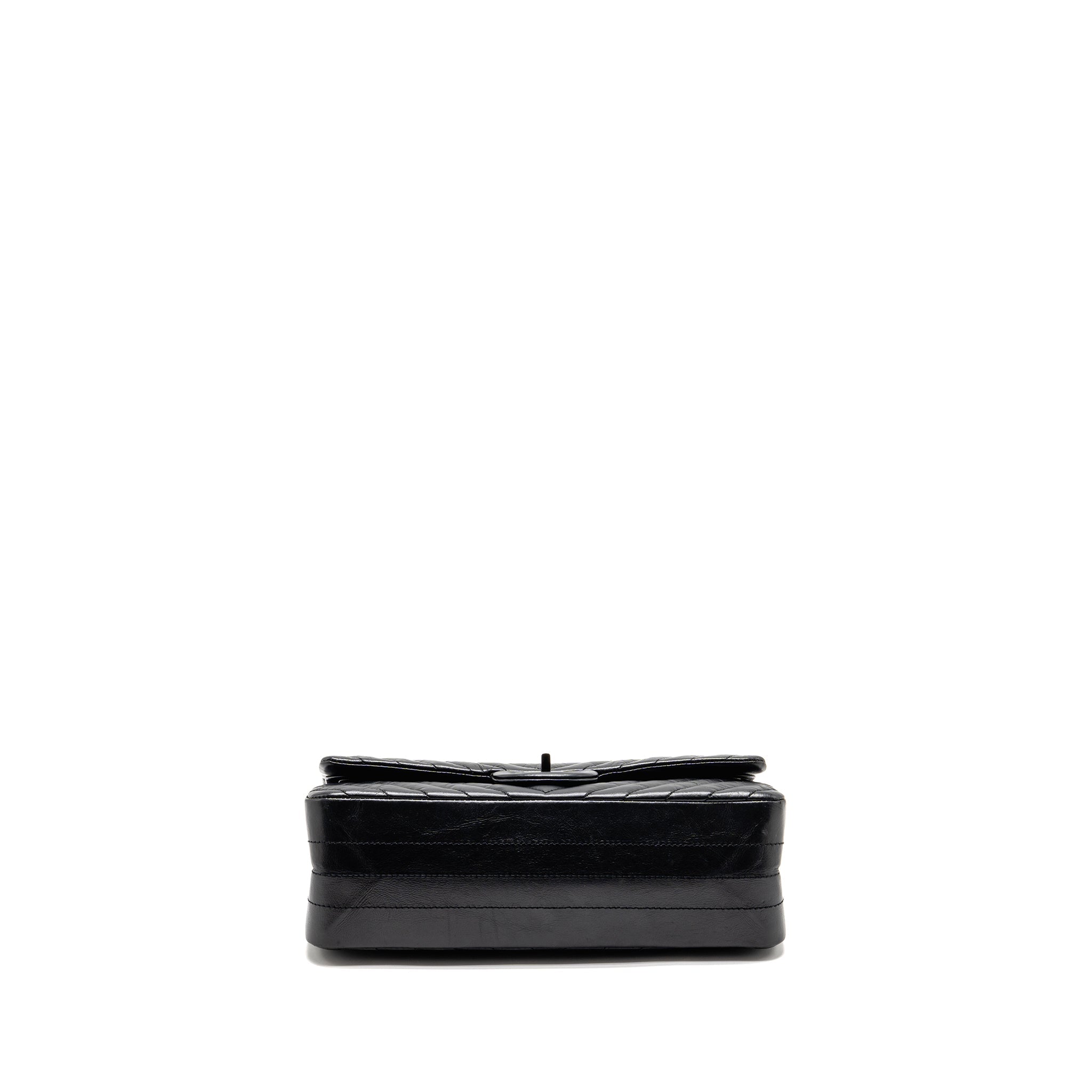 chanel-small-2-55-reissue-double-flap-bag-chevron-aged-calfskin-so-black