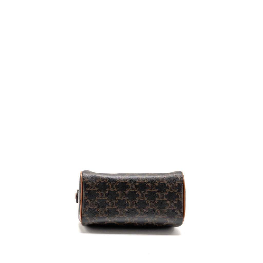 celine-small-boston-bag-triomphe-canvas-calfskin-tan-ghw-1