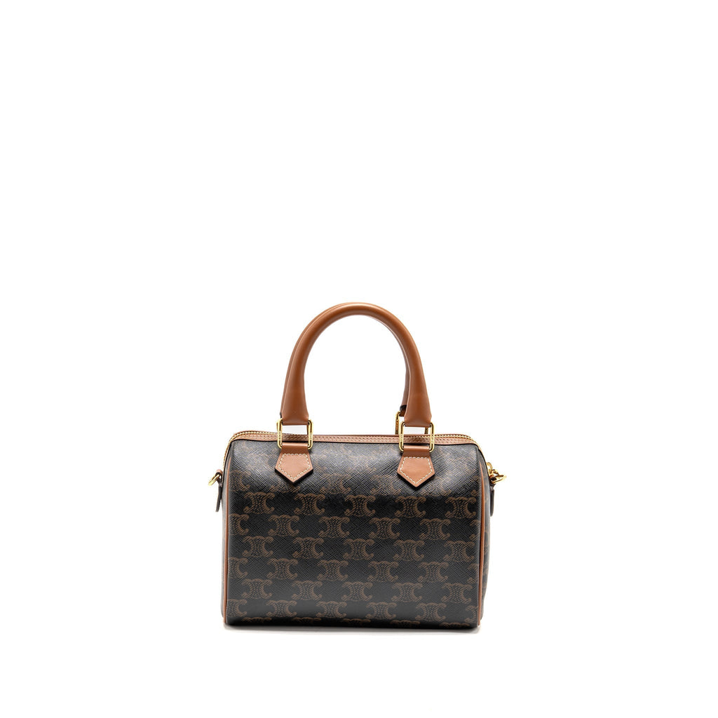 celine-small-boston-bag-triomphe-canvas-calfskin-tan-ghw-1