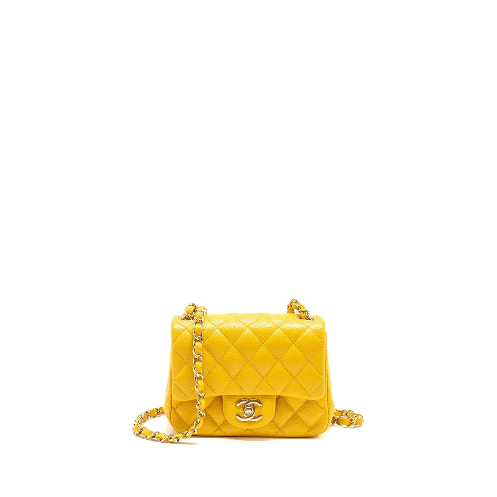 chanel-classic-mini-square-flap-bag-caviar-yellow-lghw
