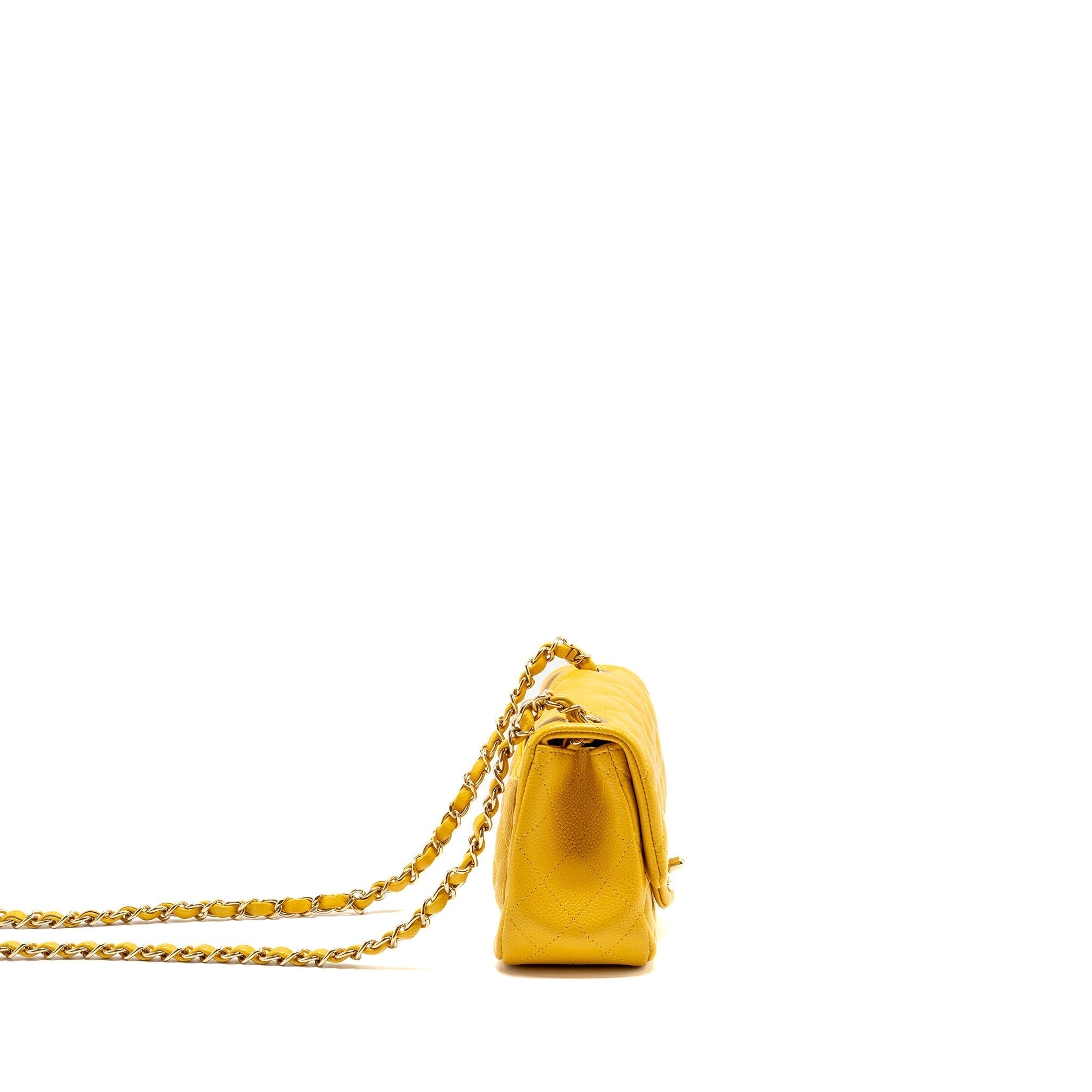 chanel-classic-mini-square-flap-bag-caviar-yellow-lghw