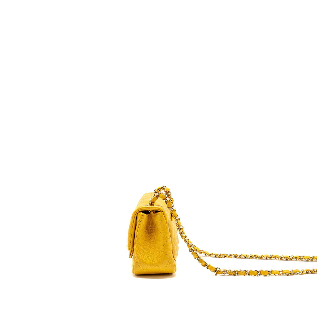 chanel-classic-mini-square-flap-bag-caviar-yellow-lghw