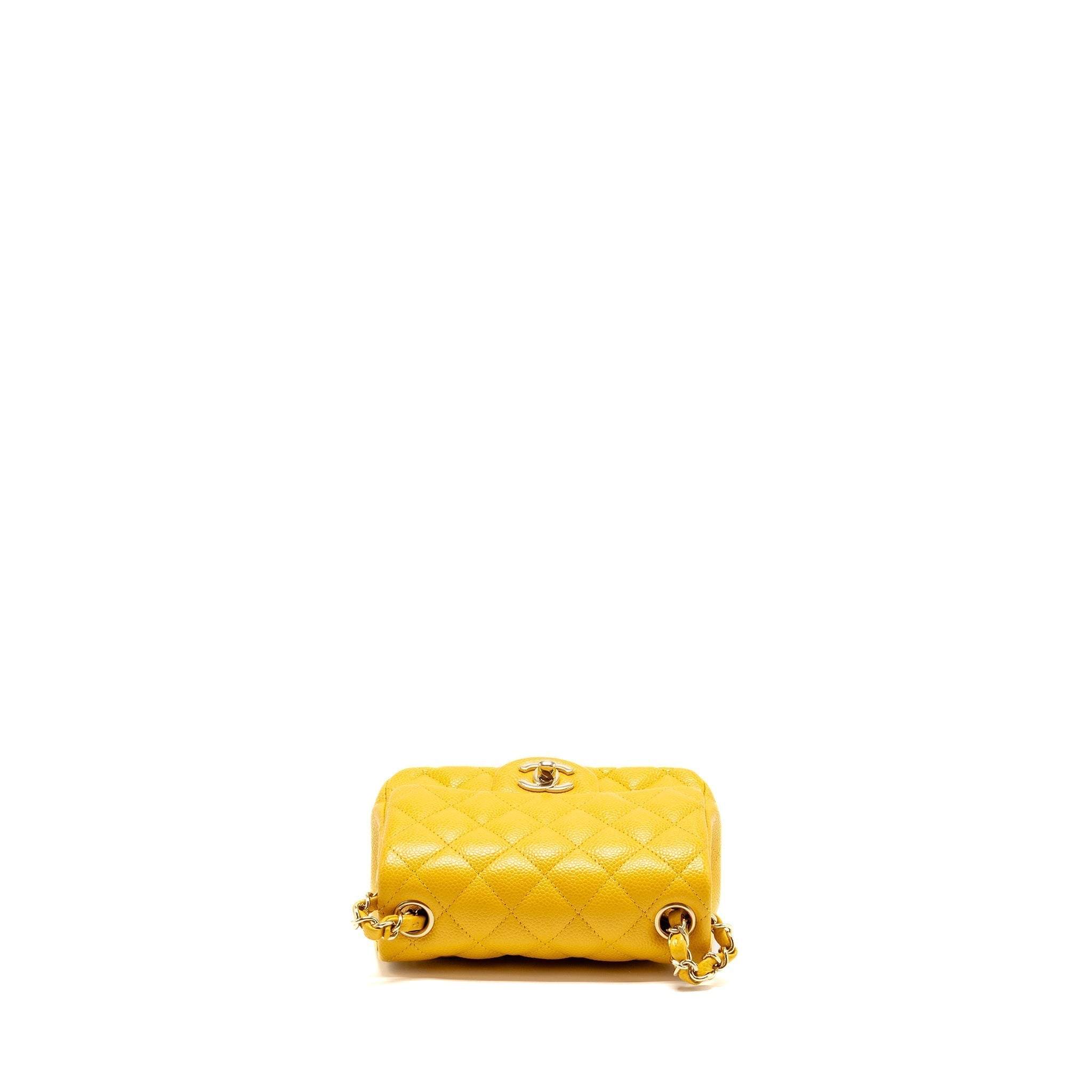 chanel-classic-mini-square-flap-bag-caviar-yellow-lghw