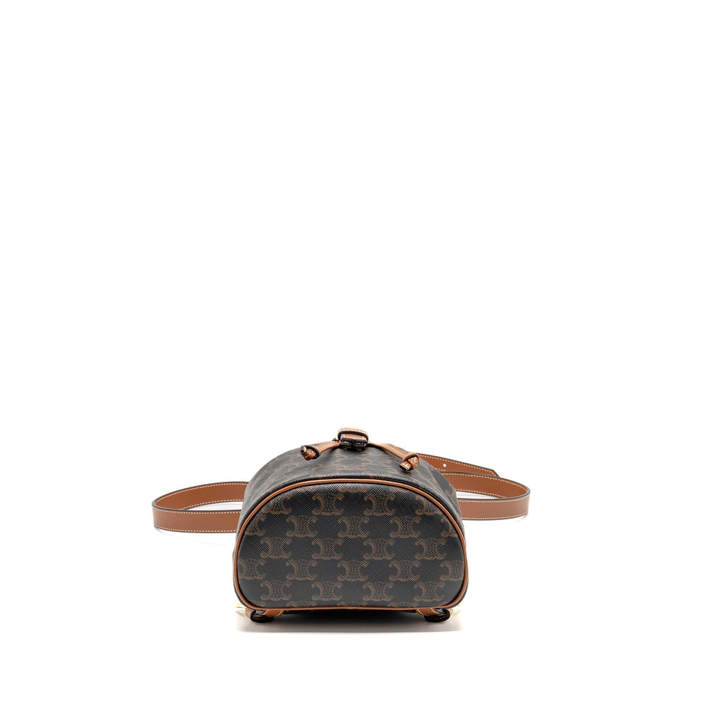 celine-mini-backpack-folco-triomphe-canvas-calfskin-tan-ghw-3