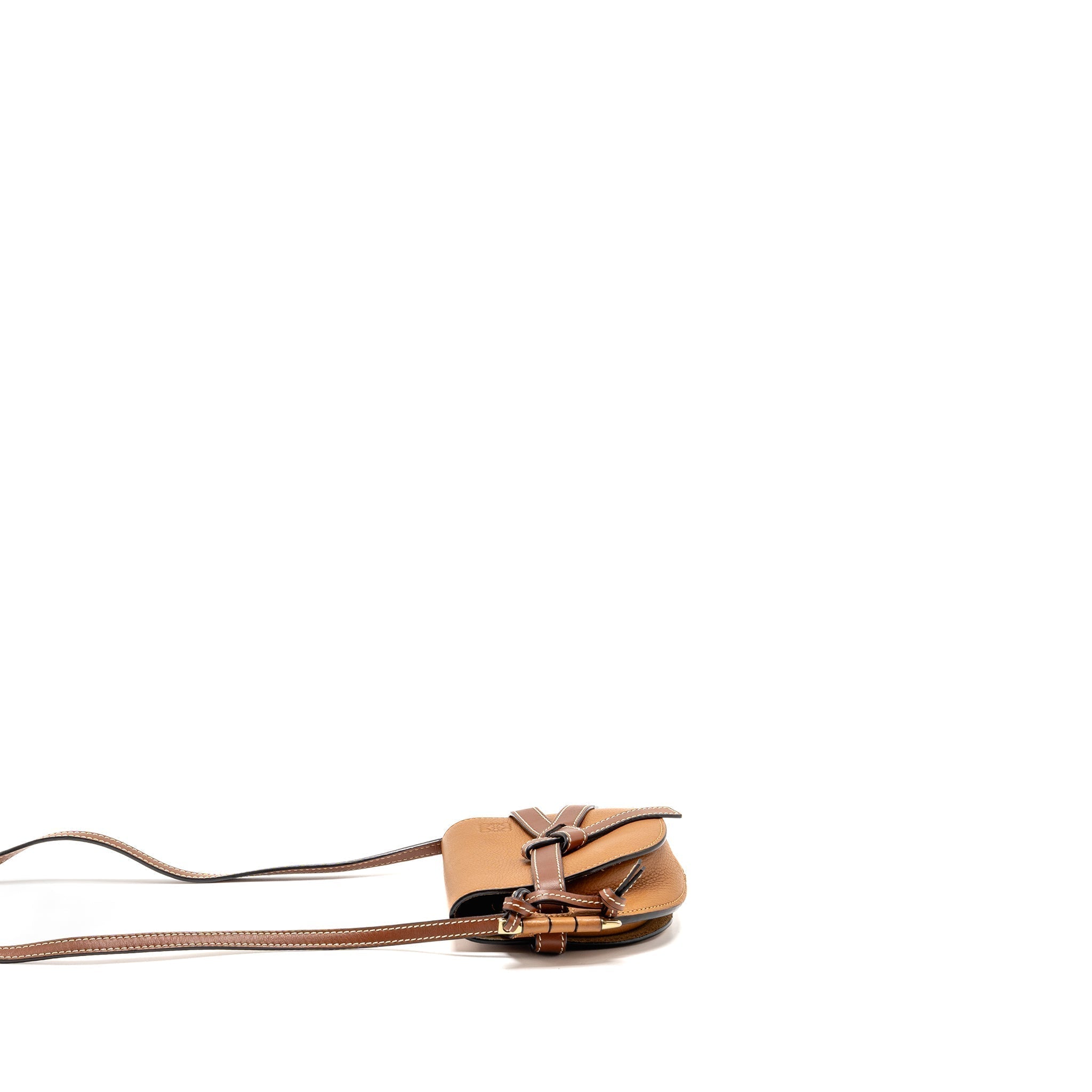 loewe-mini-gate-bag-grained-calfskin-brown-ghw-copy-1