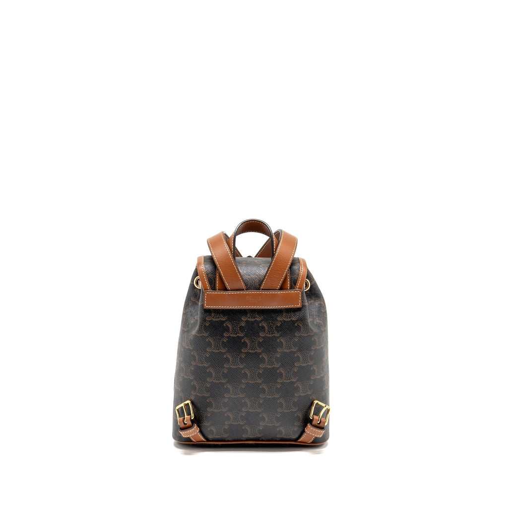 celine-mini-backpack-folco-triomphe-canvas-calfskin-tan-ghw-3