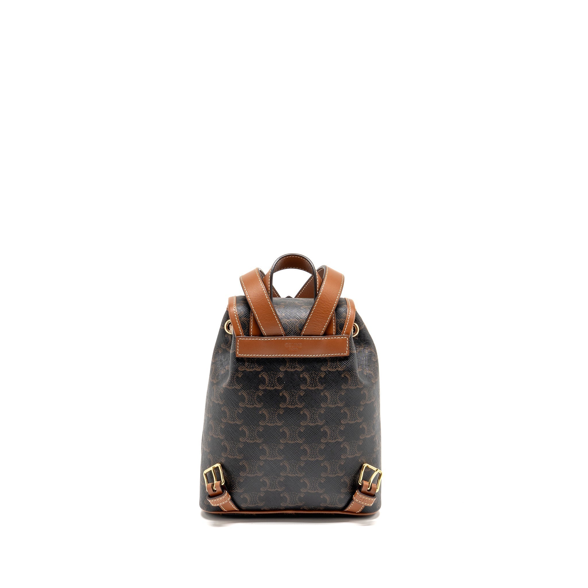 celine-mini-backpack-folco-triomphe-canvas-calfskin-tan-ghw-3