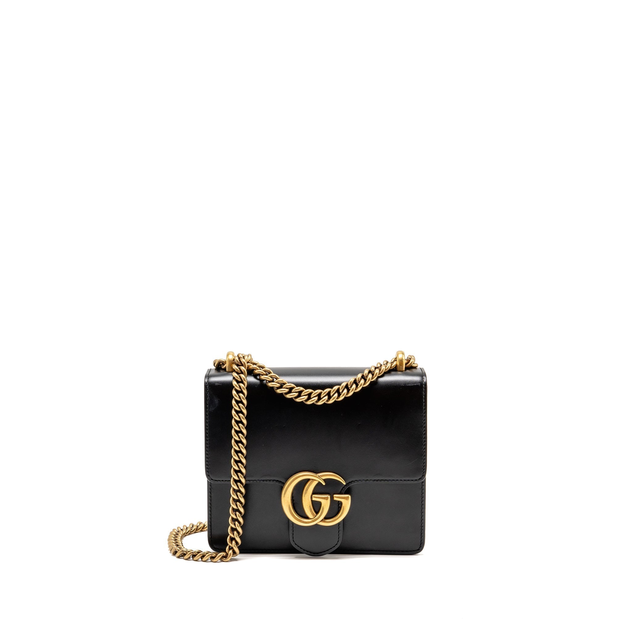 gucci-gg-marmont-square-purse-bag-calfskin-black-ghw