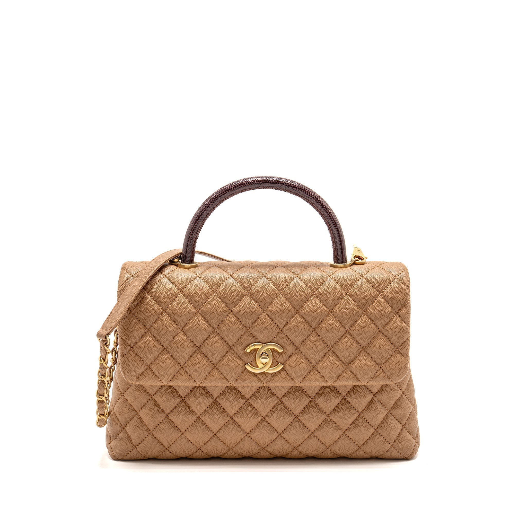 chanel-large-coco-handle-with-lizard-handle-caviar-beige-ghw
