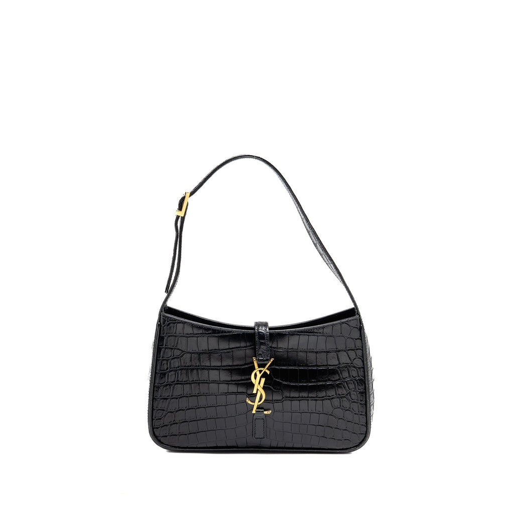 saint-laurent-ysl-hobo-shoulder-bag-croc-embossed-calfskin-black-ghw