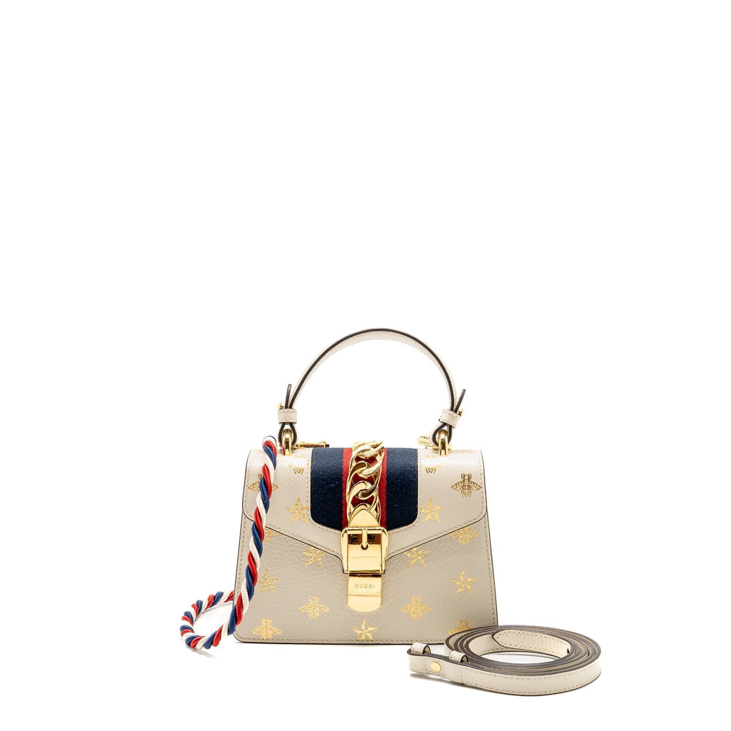 gucci-mini-sylvie-bee-star-top-handle-calfskin-white-multicolour-ghw
