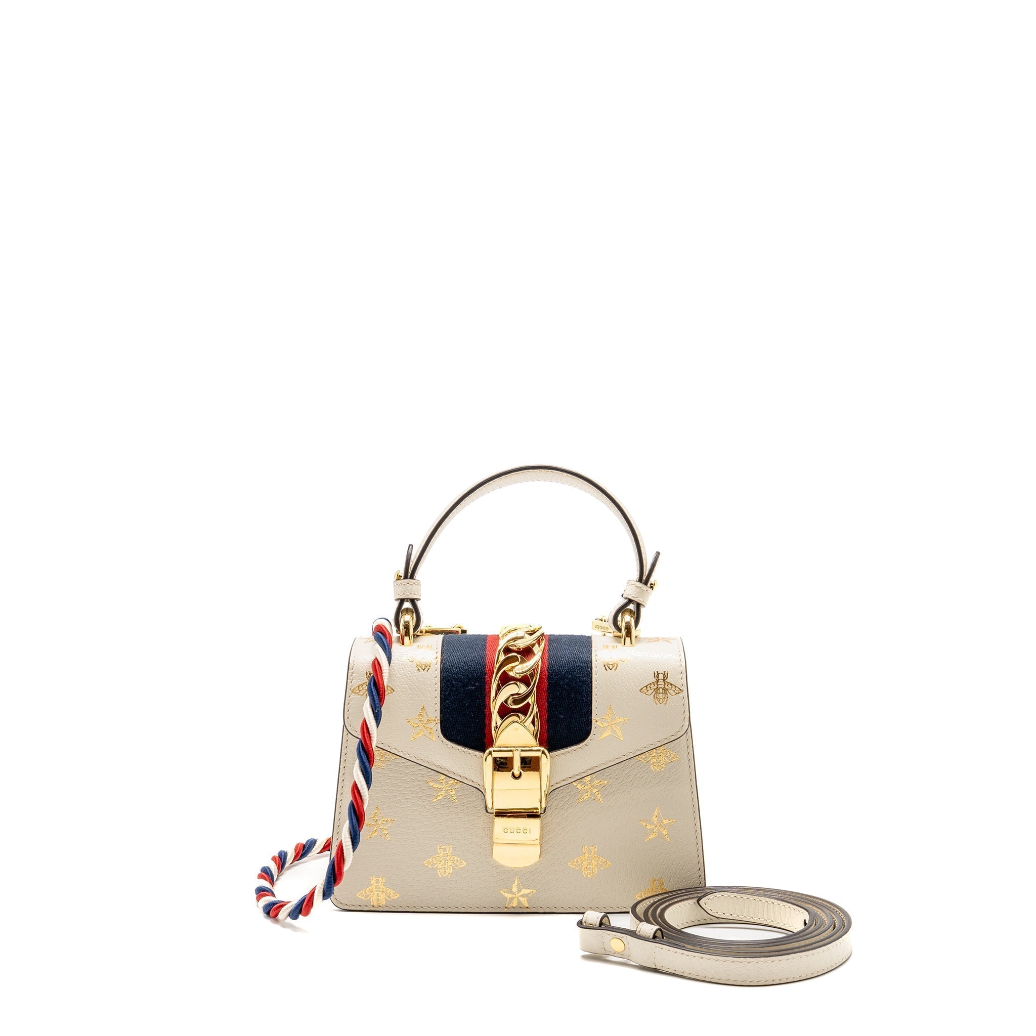 gucci-mini-sylvie-bee-star-top-handle-calfskin-white-multicolour-ghw