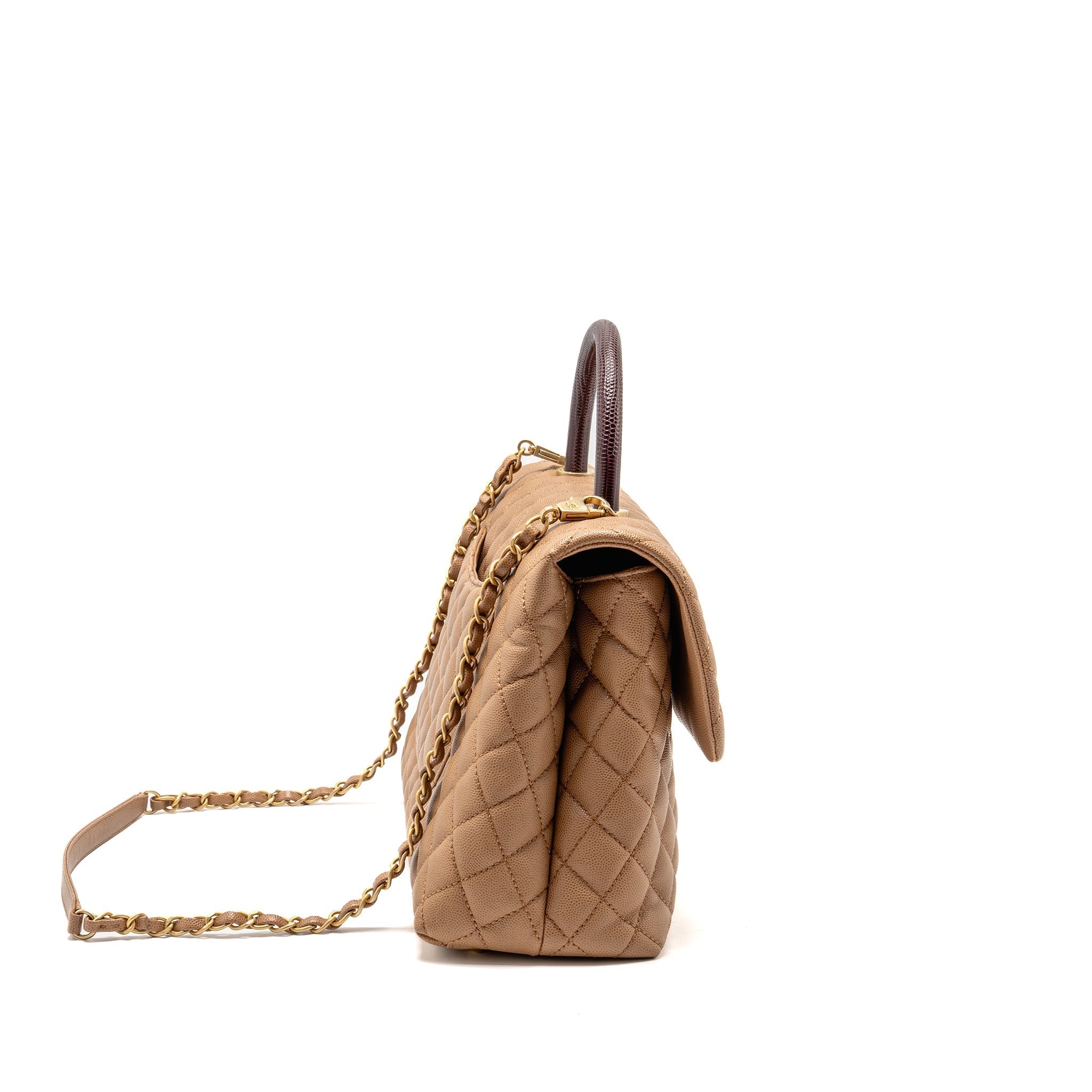 chanel-large-coco-handle-with-lizard-handle-caviar-beige-ghw