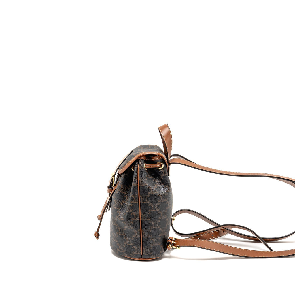celine-mini-backpack-folco-triomphe-canvas-calfskin-tan-ghw-3
