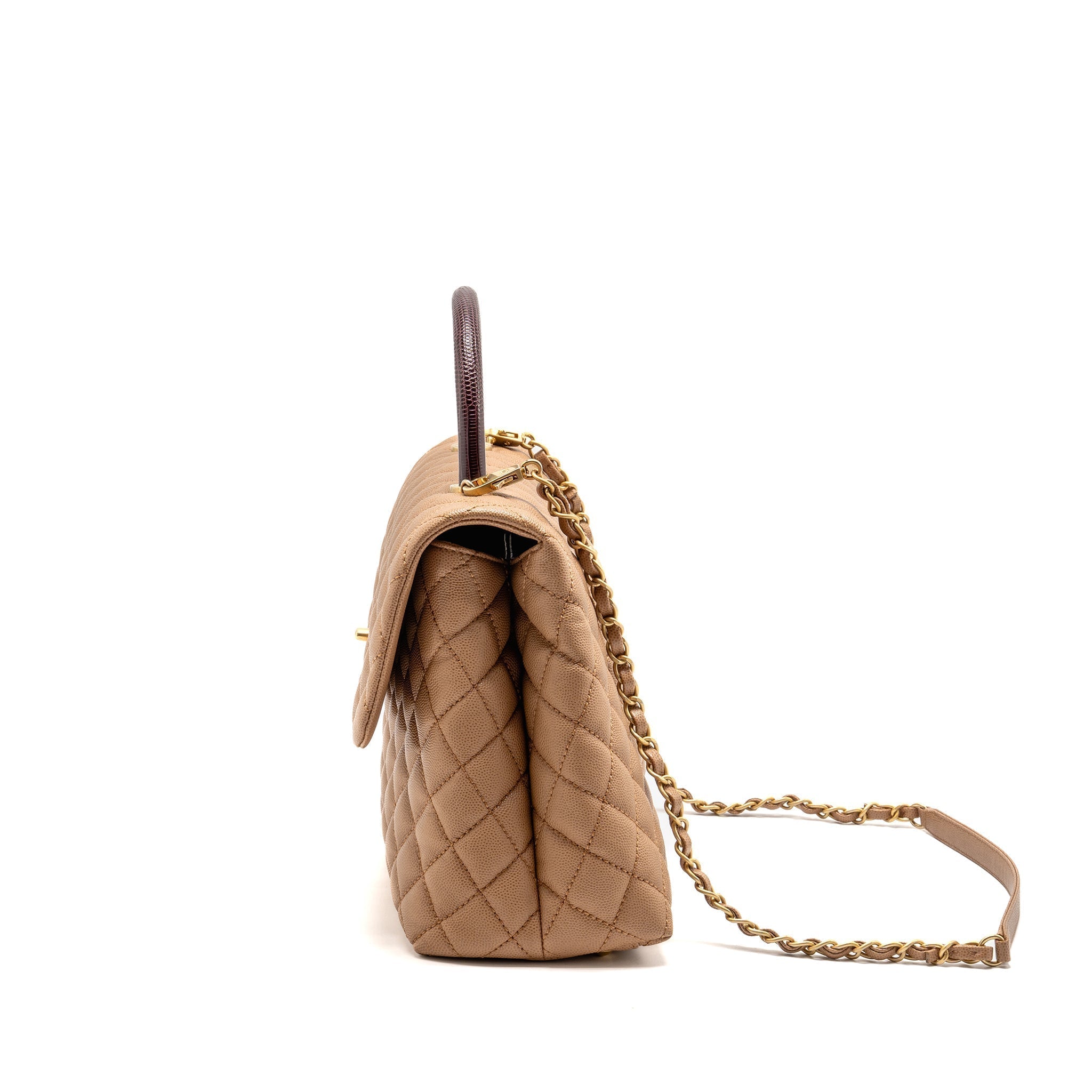 chanel-large-coco-handle-with-lizard-handle-caviar-beige-ghw