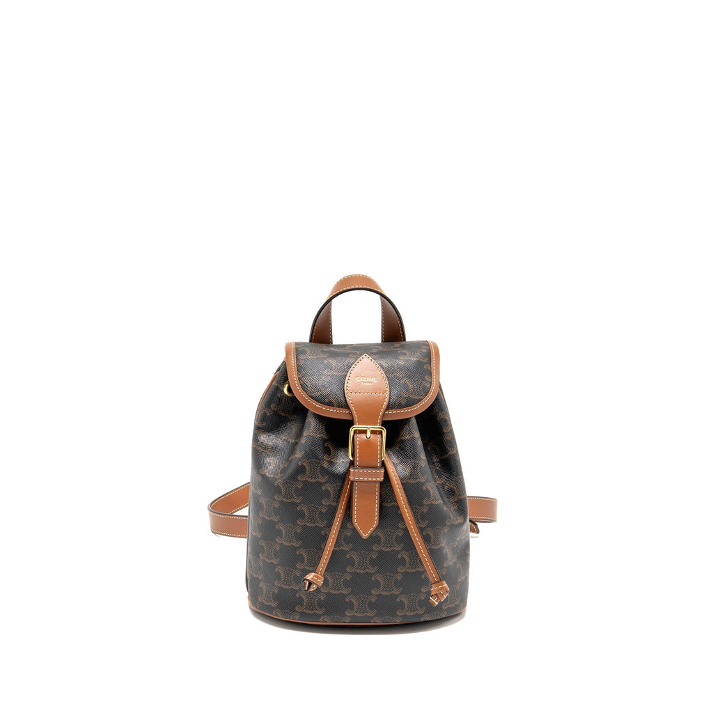 celine-mini-backpack-folco-triomphe-canvas-calfskin-tan-ghw-3
