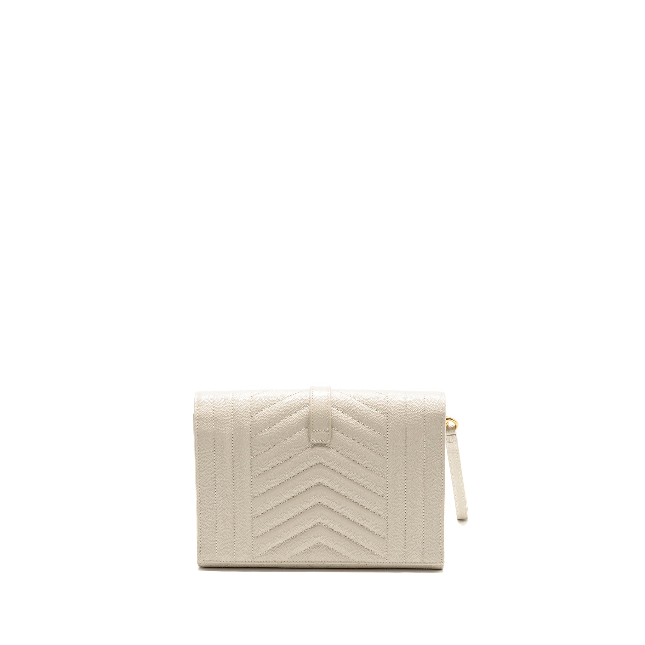 saint-laurent-envelope-flap-pouch-grained-calfskin-blanc-vintage-ghw